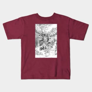 Graveyard Reaper Kids T-Shirt